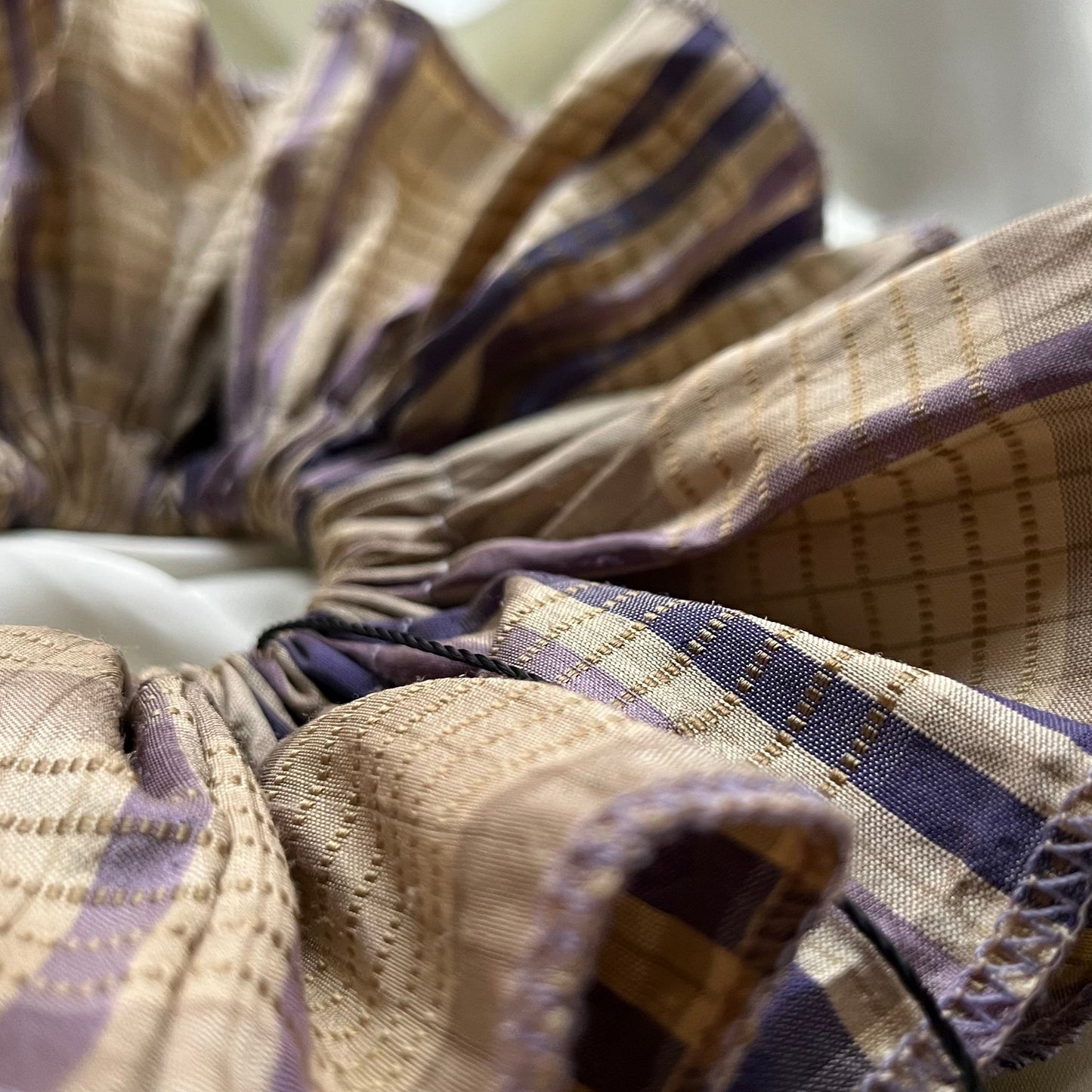 Aww, Humbug! | Ruffled Plaid Scrunchie