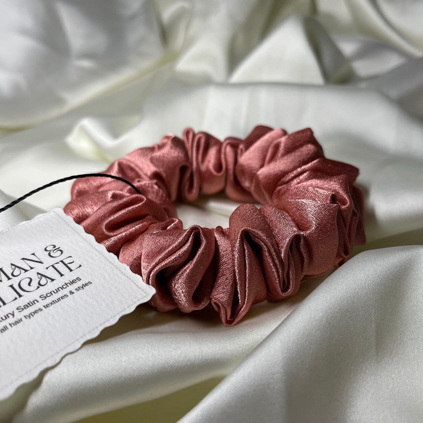 Promise | Luxury Satin Mini Scrunchie [S]