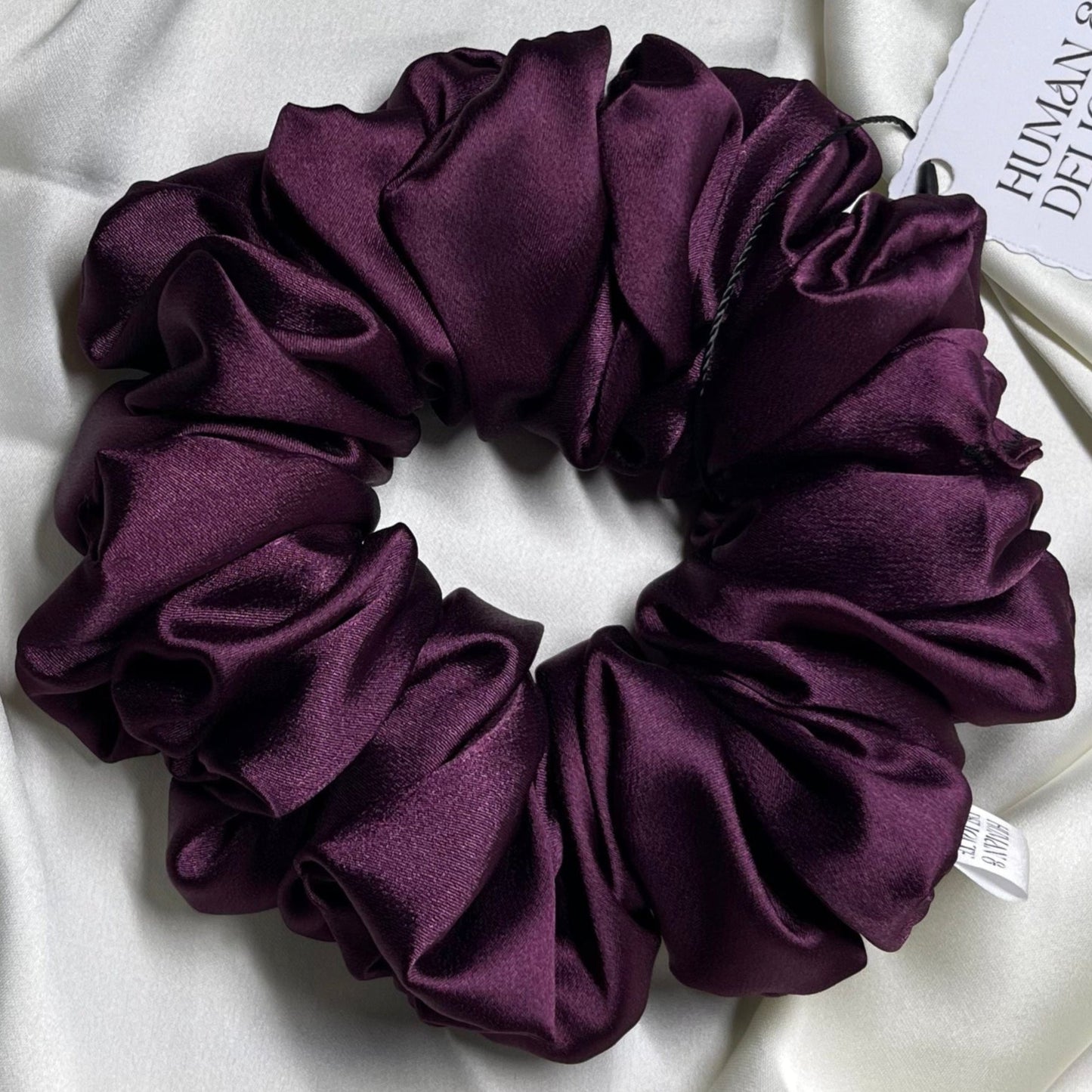 Kathani | Purple Luxury Satin Jumbo Scrunchie [XL]