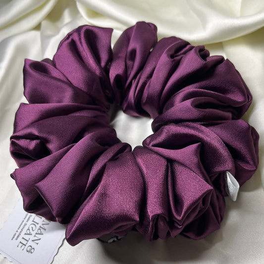 Kathani | Purple Luxury Satin Jumbo Scrunchie [XL]