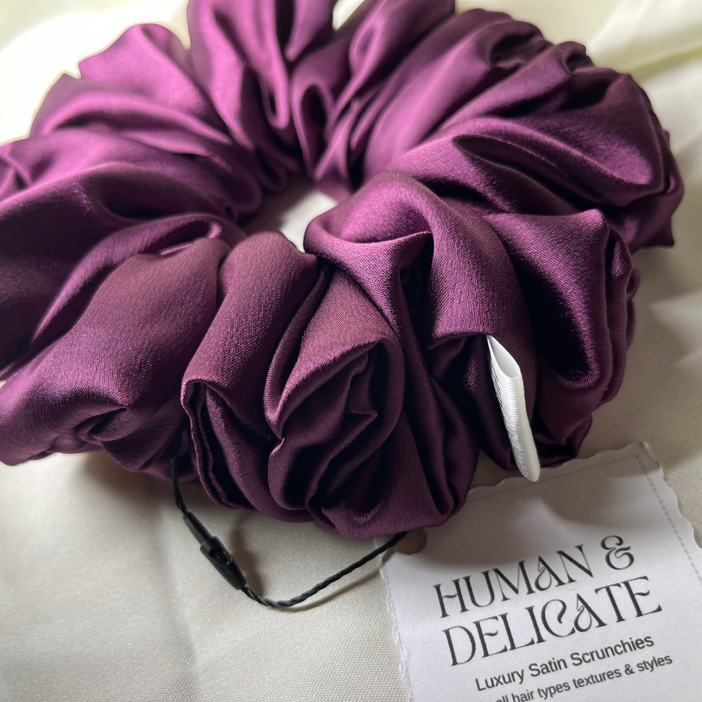 Kathani | Purple Luxury Satin Jumbo Scrunchie [XL]