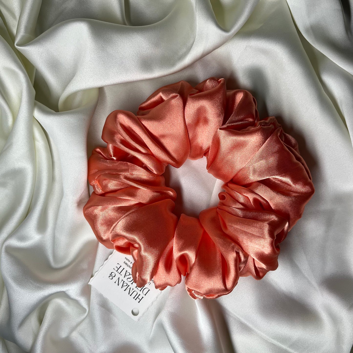Peachy Keen | Luxury Satin Jumbo Scrunchie [XL]
